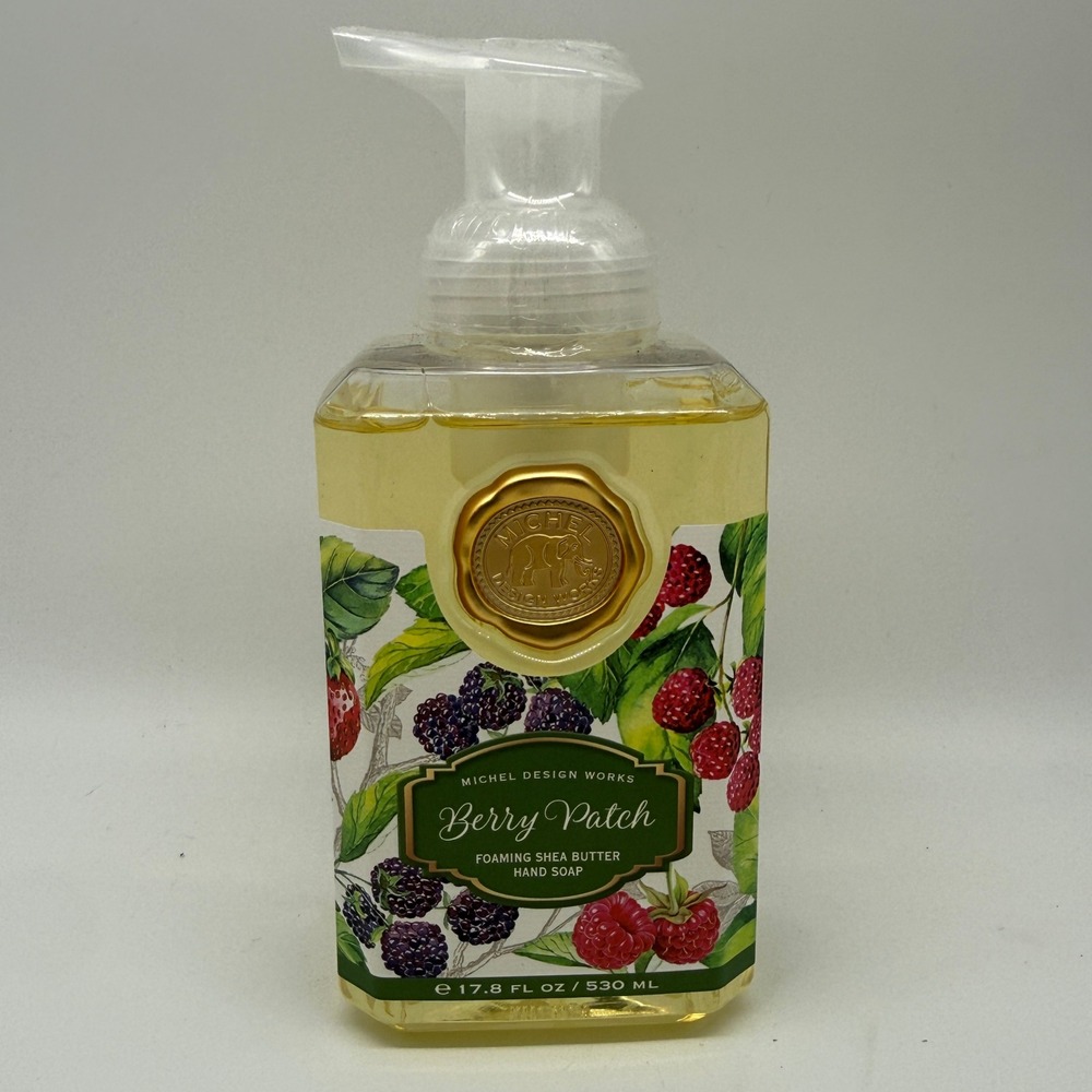 Michel Design Works Hand Soap Unisex 17.8oz Berry Patch Foaming Shea Butter New